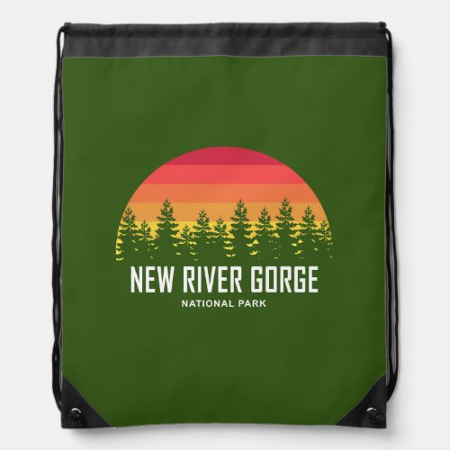New River Gorge National Park Drawstring Bag