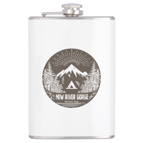 New River Gorge National Park Flask