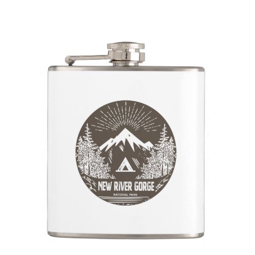 New River Gorge National Park Flask