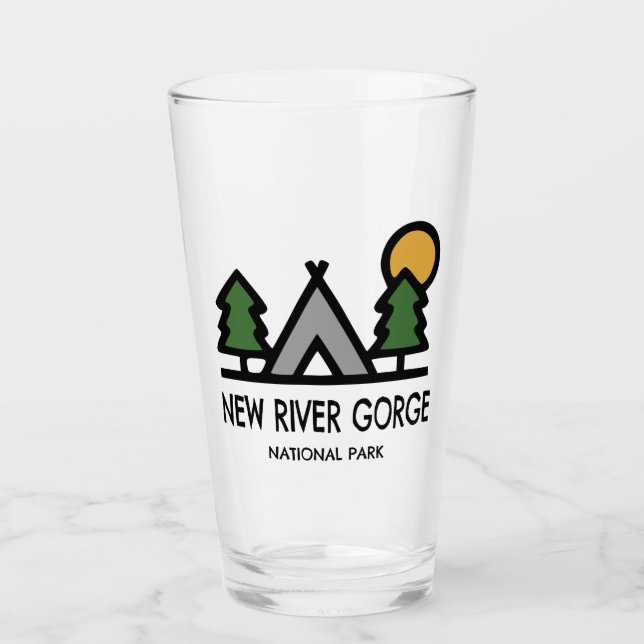 New River Gorge National Park Glass (Front)