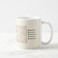 Seven River Path New River Gorge National Park Hiking Trail Map Mug | Zazzle