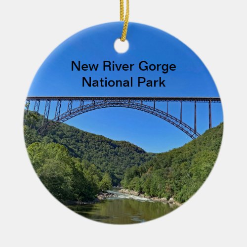 New RIver Gorge National Park ornament