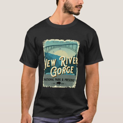 New River Gorge National Park Travel T_Shirt
