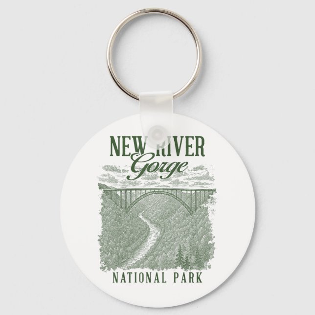 New River Gorge National Park Traveling Nature Exp Keychain (Front)