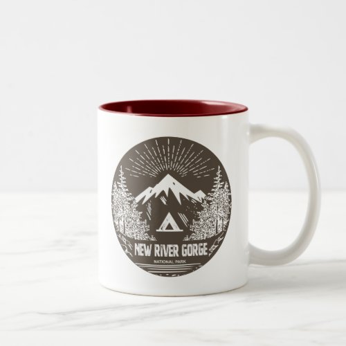 New River Gorge National Park Two_Tone Coffee Mug
