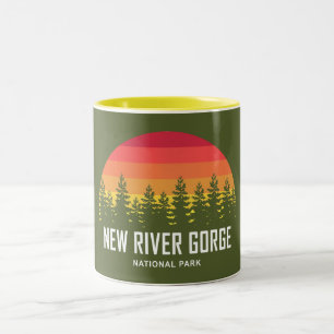 New River Gorge National Park Two-Tone Coffee Mug