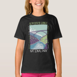 New River Gorge National Park Vintage Distressed T-Shirt
