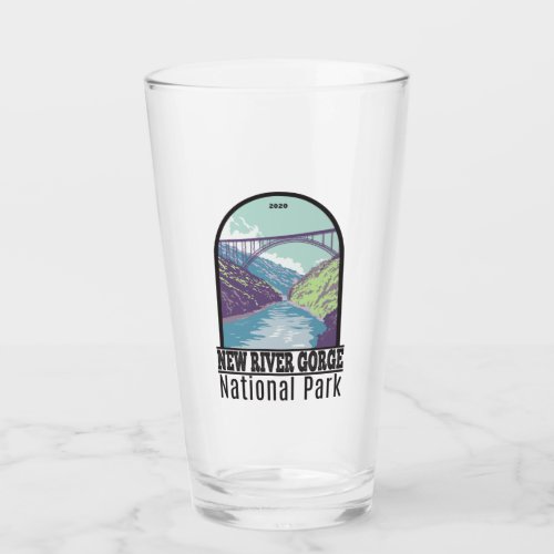 New River Gorge National Park West Virginia Bridge Glass