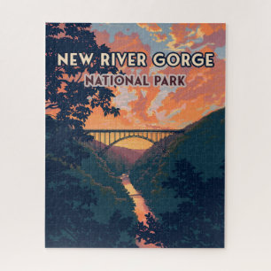 New River Gorge National Park West Virginia Bridge Jigsaw Puzzle