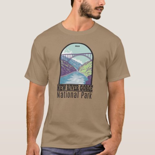 New River Gorge National Park West Virginia Bridge T_Shirt