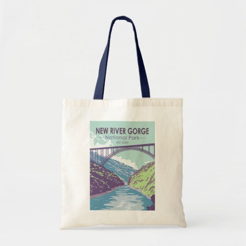 New River Gorge National Park West Virginia Bridge Tote Bag
