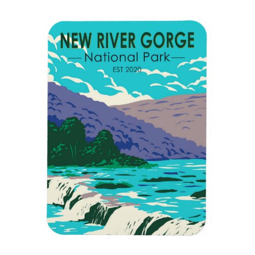 New River Gorge National Park West Virginia Magnet