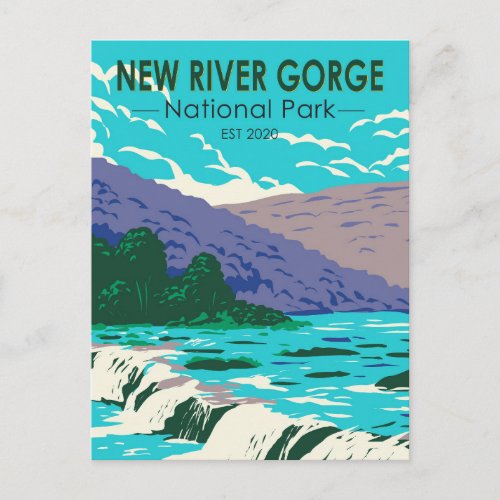 New River Gorge National Park West Virginia Postcard