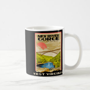 New River Gorge National Park West Virginia Raftin Coffee Mug
