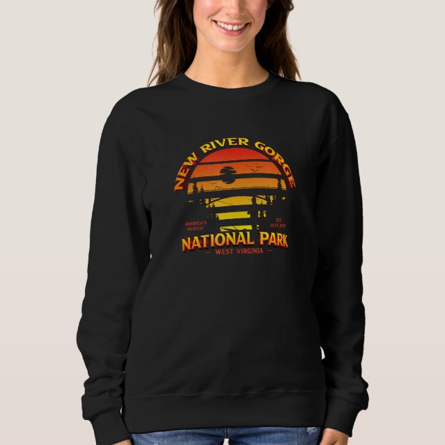 New River Gorge National Park West Virginia Usa So Sweatshirt (Front)