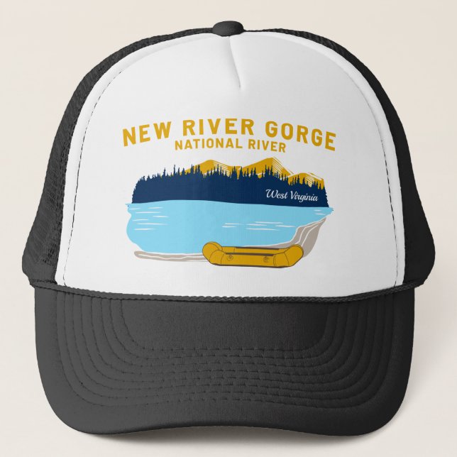 New River Gorge Rafting Trucker Hat (Front)