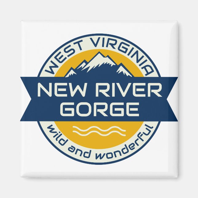New River Gorge West Virginia Magnet (Front)