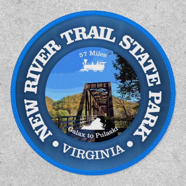 New River Trail SP (cycling c) Patch (Front)