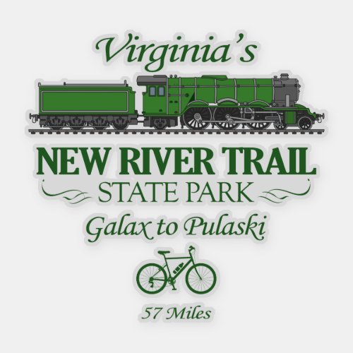 New River Trail SP RT2 Sticker