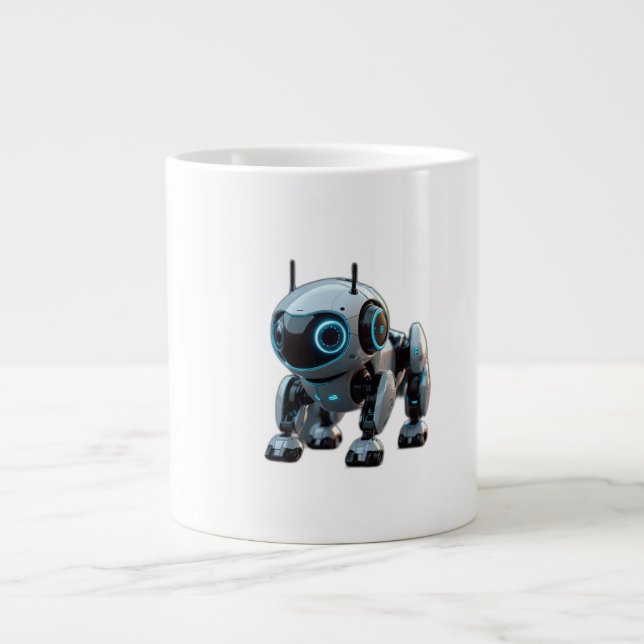 New robot giant coffee mug (Front)