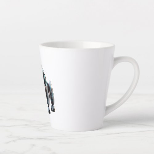 New robot latte mug