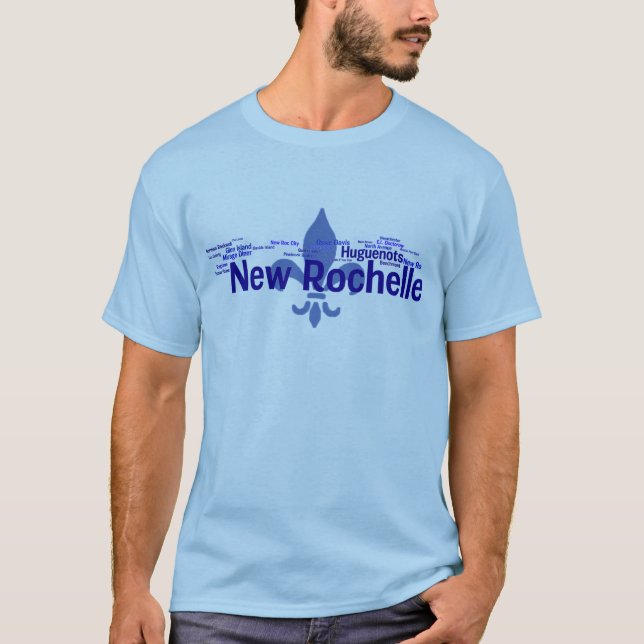 New Rochelle - Blue T-Shirt (Front)