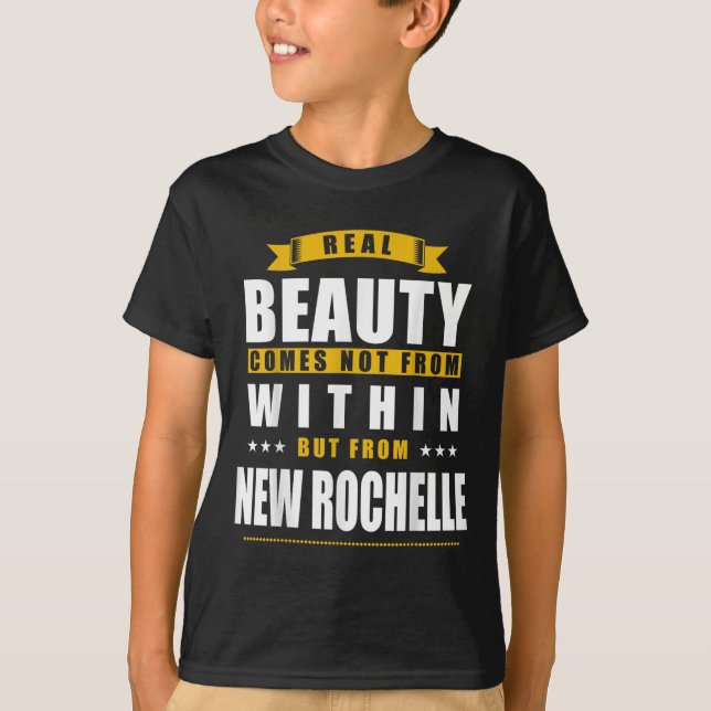 New Rochelle - Funny D City Gift  T-Shirt (Front)