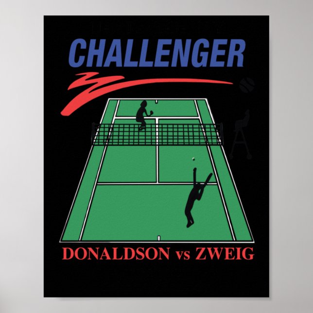 New Rochelle Ny Challenger Donaldson Vs Zweig Poster (Front)
