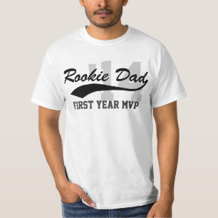 New Rookie Dad First-Year MVP Father's Day T-Shirt