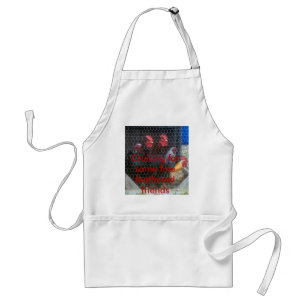 New Roosters in the Coop. Adult Apron