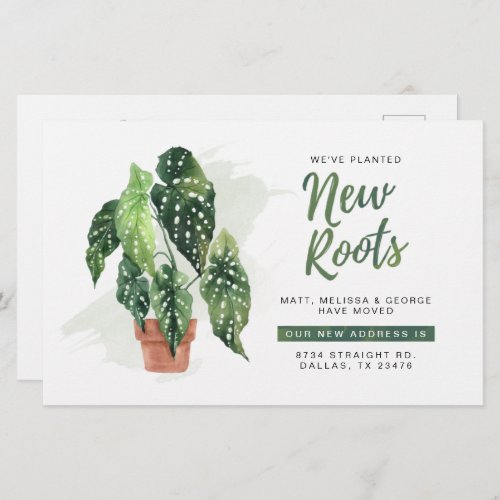 New Roots Address Change Moving Announcement