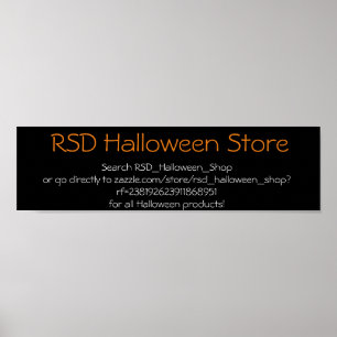 NEW RSD HALLOWEEN SHOP POSTER