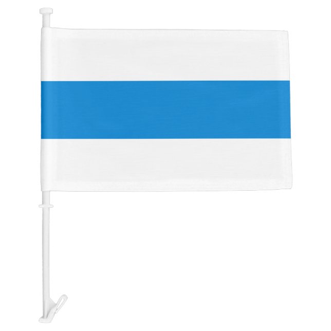 New Russian Anti-War Protest Car Flag White + Blue (Front)