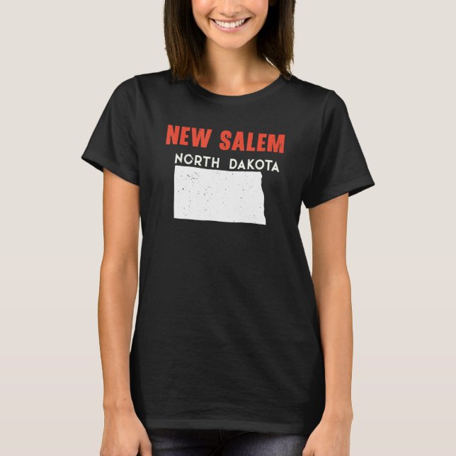 New Salem North Dakota USA State America Travel T-Shirt (Front)