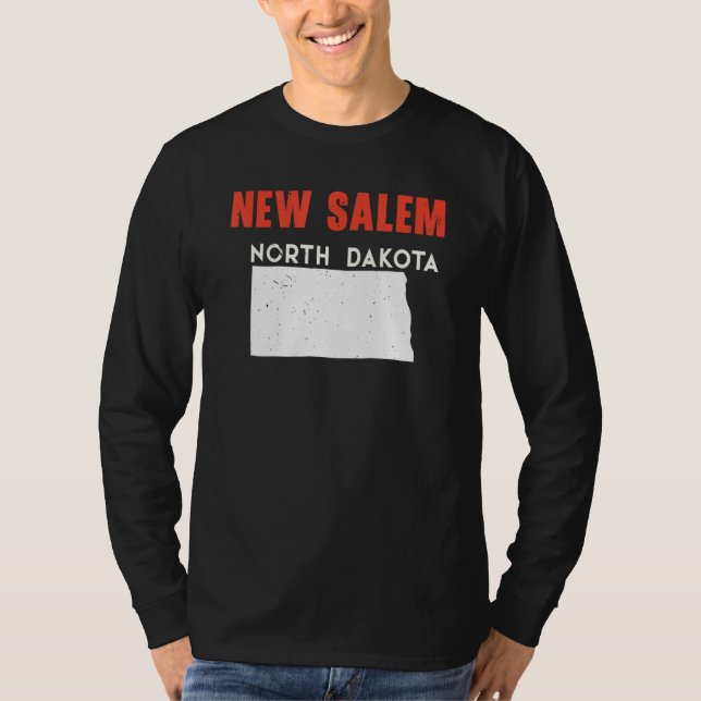New Salem North Dakota USA State America Travel T-Shirt (Front)