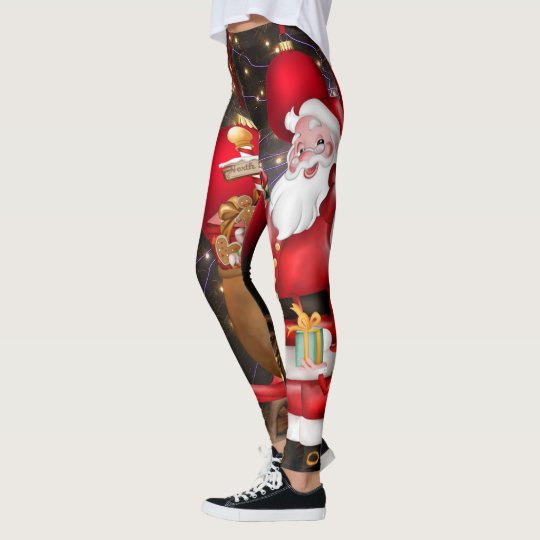 New Santa Claus Leggings | Zazzle.com