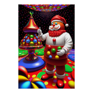 New Santa in Dream-Land Poster