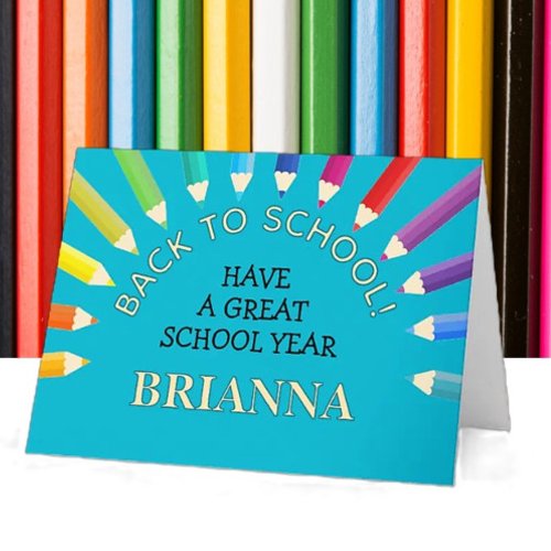 New School Year Greeting card