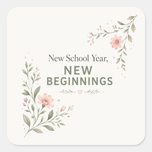 New School Year Teacher Sticker | Teacher Gift