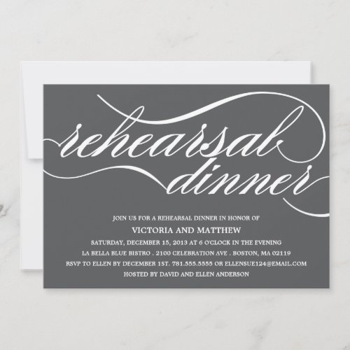 NEW SCRIPT | REHEARSAL DINNER INVITE