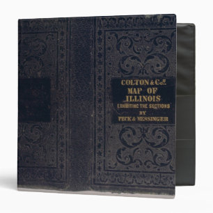 New sectional map of the state of Illinois 3 Ring Binder