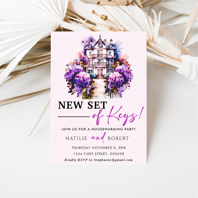 New Set Of Keys Housewarming Party Invitation (Creator Uploaded)