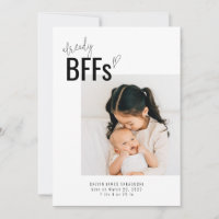 New Sibling Birth Announcement Card | BFFs