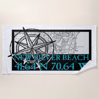 New Silver Beach Towel