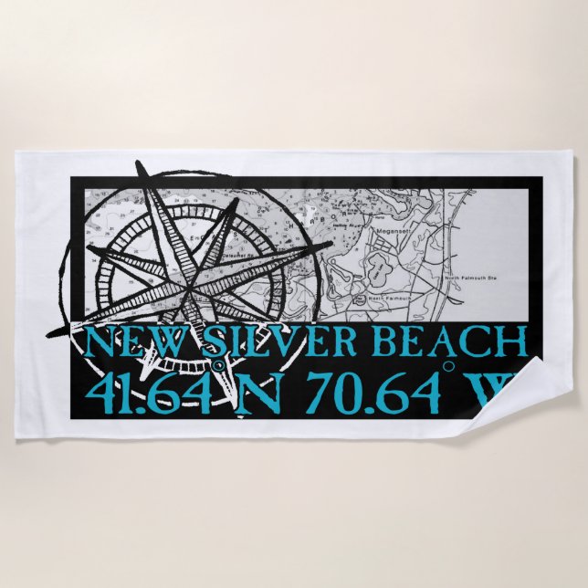 New Silver Beach Towel (Front)