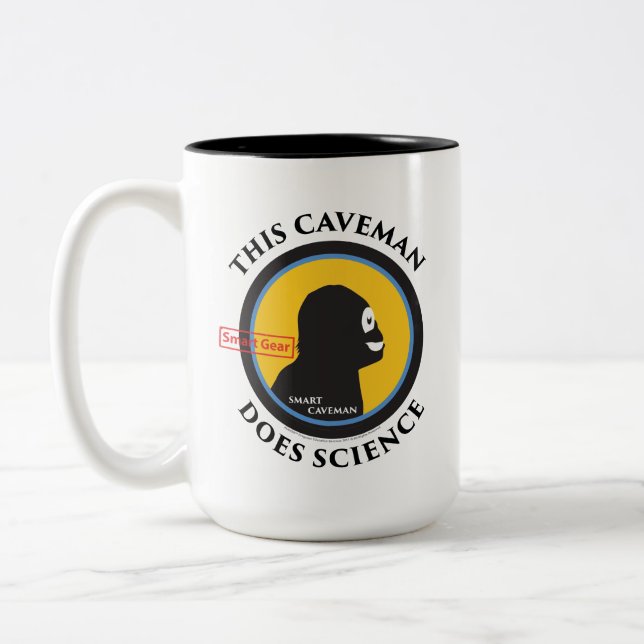 New Smart Gear Caveman Does Science Mug (Left)
