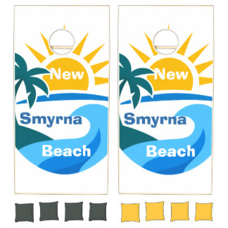 New Smyrna Beach Florida Cornhole Set