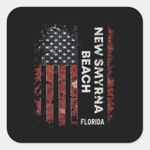 New Smyrna Beach Florida Square Sticker