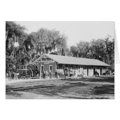 New Smyrna Florida Railway Station 1904