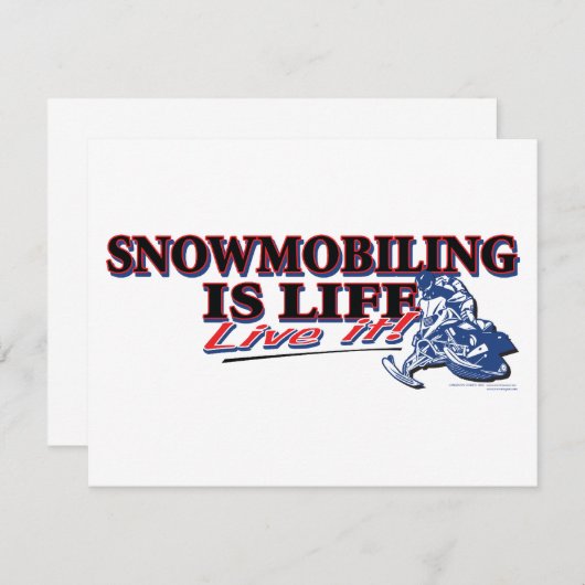NEW-SNOWMOBILING-IS-LIFE (Front/Back)